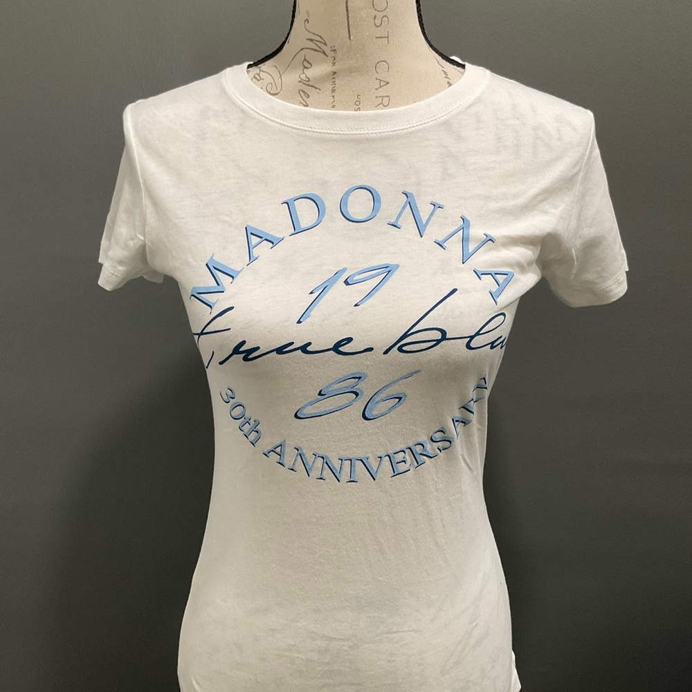 NWOT MADONNA TRUE BLUE TEE BY NEXT LEVEL - Picture 5 of 5